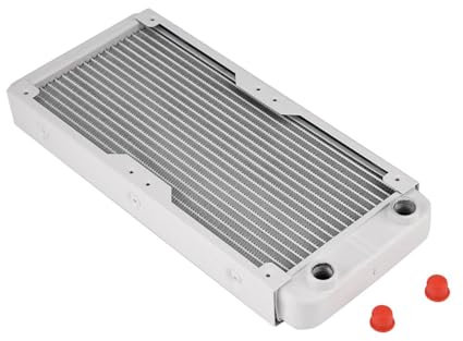 Computer Wasser Kühler Radiator, Aluminum Exchanger, Schönheitsgeräte, Luftreiniger für hohe Leistungsdissipation, für Computerwasserkühlung, 3D-Druckgeräte (240 mm)