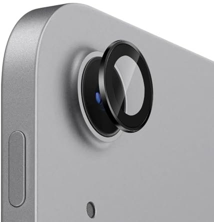 Lutree per iPad Air 7 (11'' /13'', 2025) / iPad Air 6 (11'' /13'', 2024) Pellicola Protettiva Fotocamera, 1 Pezzi Lenti Individuali Protezione Schermo, Anello in Metallo +Vetro Temperato