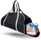 GymWallet® Sporttasche & Reisetasche V2 für Damen und Herren - mit Schuhfach & Nassfach - Tasche für Sport, Fitness, Reisen - Trainingstasche, Gym Bag (Schwarz) (Schwarz Blau, 45L)