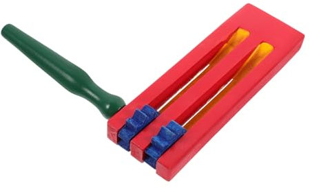 Supvox Holz Ratsche Manuell Drehbar Musikinstrument Geräuschmacher Für Junge Mädchen Früherziehung Rhythmusinstrument Handgehaltene Kastagnetten Ratscheninstrument Percussion Tool