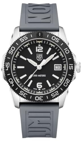 Luminox – Pacific Diver HerrenUhr 39 mm, Quarz, Mid-Size Taucheruhr, Edelstahlgehäuse, Swiss Quarz Uhr, Saphirglas, 200 m wasserdicht, Selbstleuchtend