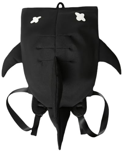 CNAFGBGG Hai-Rucksack, 3D-Hai-Tasche, geräumiger, neuartiger Geldbeutel mit Reißverschluss, trendiger tragbarer Kinderrucksack mit Griff für Mobiltelefone, Geldbörsen, Kosmetika, Schulbedarf..