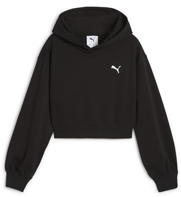 PUMA Mädchen Wardrobe ESS Kurzer Hoodie