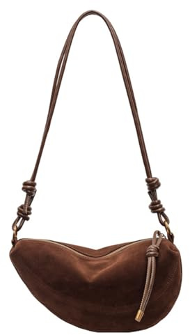 GMBYLBY Tasche Große Kapazität Umhängetasche Retro Schulter PU Leder Knödel Shopping Messengers Retro Umhängetasche für Frauen