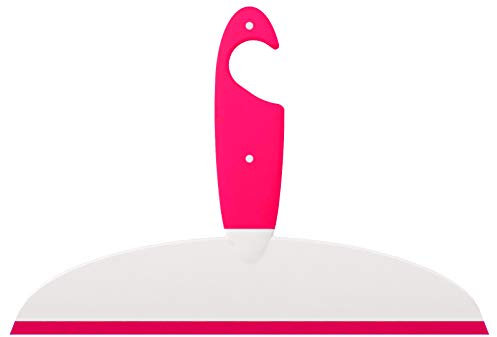 Apex Glasabzieher Duschabzieher 25 cm Kratzfest zum Aufhängen mit Haken ideal für Duschkabinen