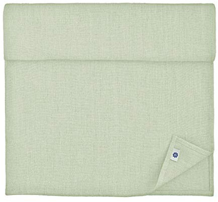 Linen & Cotton Tischläufer Stoff Tischband Tischdeko Hygge 100% Leinen, Hellgrau Grau (40 x 270 cm) Rechteckig Läufer Tisch Esstisch für Home Küche Party Brunch Weihnachten