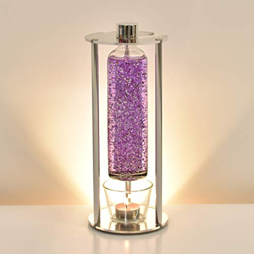 GOOLAMP CandleGlow P1 Glitter Teelicht-Lampe (Hell-Violett)