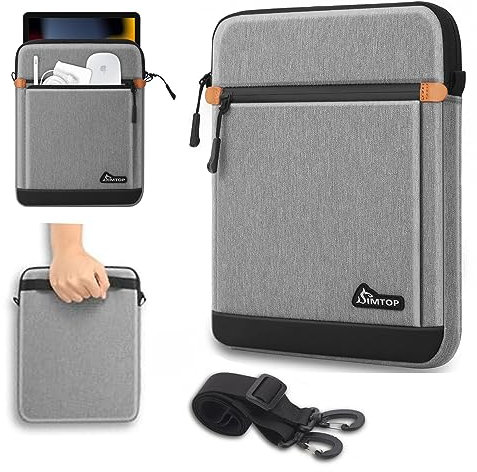 SIMTOP Tablet Case Bag Compatible for 10.9 Inch iPad Air 4th Gen Sleeve Case , New 10.2'' iPad 7 / 10.5'' iPad Air 3 / 10.5'' iPad Pro / 11'' iPad Pro / 9.7'' iPad / 10'' Surface Go / 10'' Galaxy Tab