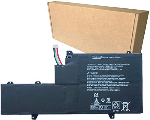 ASKC 11.55V 57WH OM03XL Laptop Battery for HP EliteBook X360 1030 G2 Series HSTNN-IB7O 863167-1B1 863280-855 863167-171 HSN-I04C HSTNN-IB70