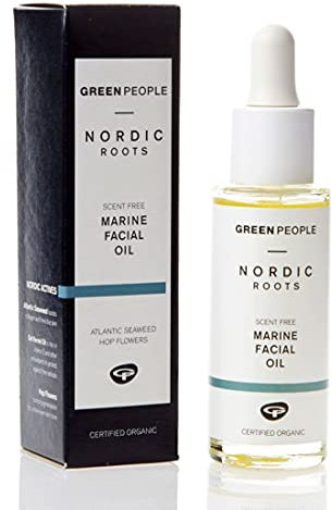 Green People - Nordic Roots Marine Gesichtsöl - Mit Vitamin E, Kollagenfördernd - Vegan, Bio & Tierversuchsfrei - 28ml