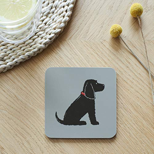Sweet William Black Cocker Spaniel Coaster