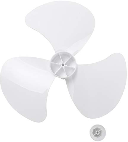 IEFIEL 5 Piezas 16 Pulgadas Aspas Hojas Plásticas para Ventilador de Techo, Pie y Mesa - Repuestos Blanco