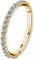 OUFER 16G Rostfreier Stahl Knorpel Ohrringe Fünf Petal Clear CZ Blume Tragus Helix Earrings Knorpel Ohrstecker