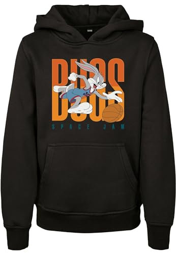 Mister Tee Jungen Kids Space Jam Bugs Hoody Sweatshirt, Schwarz, 146 EU