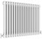 Traditional 2 Column Central Heating Radiator Horizontal Rads Cast Iron Style White 600x830mm