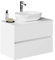 Baikal Mueble de Baño Onyx. Mueble MONTADO, Mueble 2 cajones. Mueble Baño con Lavabo. Mueble Suspendido. Armario de Pared. Lavabo Cerámico. 80cm Blanco.