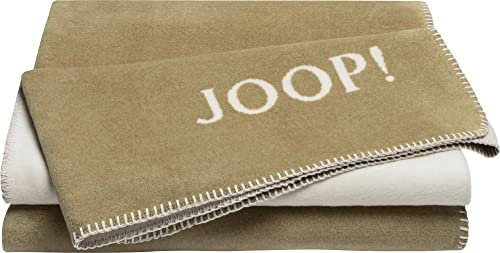 JOOP! Plaid UNI-Doubleface | Moos-Ecru - 150 x 200