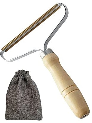 EasefulLife Pro Lint Remover UK - Carpet Scraper and Pet Hair Remover for Carpet - Pet Hair Remover Roller and Manual Fabric Shaver Fuzz Remover for Clothes Upholstery - Compact Reusable Lint Roller
