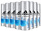 Adidas, Climacool Deodorant Spray for Men, 48 Hours of Freshness, 8 x 150 ml Bottles