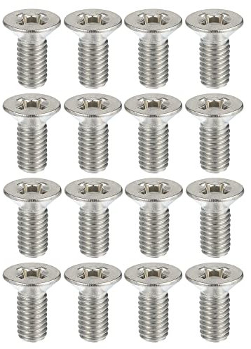 X AUTOHAUX 16pcs Brake Disc Rotor Screws Bolts Kit 93600-06014-0H