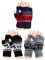 Bencailor 3 Paar Winter Halbfinger Handschuhe für Herren Touchscreen Gestrickte Fingerlose Handschuhe Warme Dehnbare Strick Halbfinger Fäustlinge für Unisex Erwachsene (Schwarz, Grau, Marineblau)