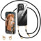 Dniodio Handykette Hülle für iPhone 15 Pro Max Hülle Silikon Necklace(abnehmbar) Hülle mit Kordel zum Umhängen TPU Handy Schutzhülle mit Band （6.7）