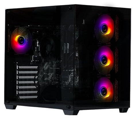 Veno Scorp Gaming PC Desktop Computer: i7-3770 3.90Ghz - 16GB RAM - GTX 1050 Ti 4GB - 1TB NVME SSD - 500W 80+ PSU - Nemesis RGB Gaming Case - WIFI - WINDOWS 10