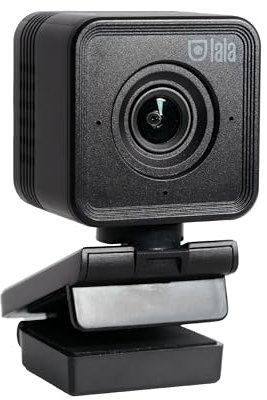 Laia - Fabricante español- Webcam Pc Pro FHD para videoconferencias en Remoto de máxima Calidad Full HD 1080P, fácil conexión USB-C con Enfoque automático para reuniones en Remoto de teletrabajo