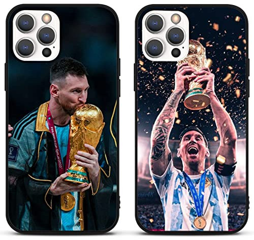 Yomyejisoo [2 Stück] Schutzhülle für iPhone XR Hülle 6,1,Handyhülle Fußball Sport Soccer Muster Design Motiv Fußball-Athleten Soft Silikon TPU Stoßfest Bumper Cover Case für iPhone XR,M4