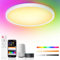 Birnetek® Deckenlampe LED 30W, RGB Deckenleuchte Rund 2700K-6500K, Dimmbar, Kompatibel mit Alexa, Google Home, APP-Steuerung, Fernbedienung, für Schlafzimmer, Wohnzimmer, Kinderzimme