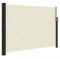 vidaXL Toldo Lateral retráctil Crema 140x500 cm