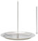 tinysiry Brocheta vertical para barbacoa, soporte asador de carne acero inoxidable con 2 púas extraíbles, brocheta barbacoa 8/10 pulgadas, brasileña tacos, pavo, kebab, Plata