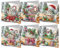 Starnearby DIY Diamond Painting Weihnachten 6 Stücke Weihnachten Karten Diamant Painting Geschenkkarte Handgefertigte Grußkarten Weihnachtskarte Strass Handwerk Grußkarte (Weihnachtsdesserts)