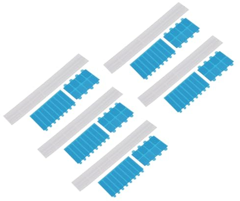 Plastic Slide Mount Tab 5 Set Adhesive Strips And Holder Tabs Privacy Screen Replacement Set For Computer