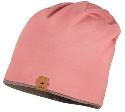 maximo Kids-Beanie, Jersey Uni gerautes Jerseyfutter Made in Germany Baumwolljersey