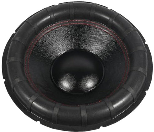 Woofer Speaker Paper Cone, 8in Big Surround Non-Pressed Dust Cap, Powerful Car Audio Subwoofer Plastic Basket
