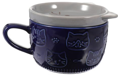 PHENOFICE Taza Bonita De Cerámica Con Diseño De Gato Taza De Café Decorativa Para Agua