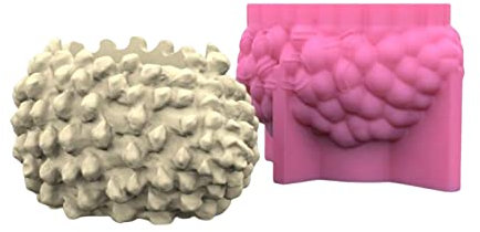 Sukkulenten Pflanzer Silikonform Blumentopf Betonform Zement Gipsform Blumenvase Epoxidharz Gussform