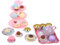 MUSISALY Teeset Kinderspielzeug Teeservice-Spielzeug Kleine Teegeschirr Spielzeugset Für Ädchen 17 Teiliges Set Mit Tassen Und Dessertteller Imitation Teeservice Für Fantasievolles Und Tea Party Deko