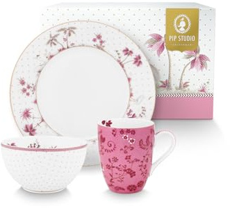 Pip Studio Jolie Pink Frühstückssets Set3