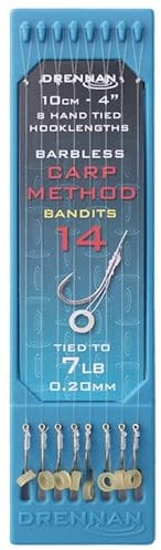 Drennan 4 Carp Method Bandits Hook Plates: 14 To 7lb