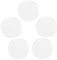 Healeved 5pcs Silicone Forehead Pad Lash Extension Holder Eyelash Pads Reusable Makeup Tool