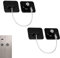 2 Pack Fridge Locks with Keys, No Drilling Refrigerator Door Lock, Adhesive Child Safety Lock for Kids and Toddlers, Baby Proof Cabinet, Drawer, Window and Cupboard, Black