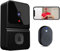 CWZYMYY Campanello video wireless WiFi con telecamera Smart Security Campanello con Cloud Storage, rilevamento del movimento, citofono domestico audio bidirezionale, batterie ricaricabili, visione