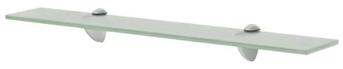 Snsowed Schwebendes Regal, Schweberegal, Regalbrett, Regal Wand, Wandboard, Bücherregal, Wandboard, Regalbretter, Badregal, Glas 60x10 cm 8 mm