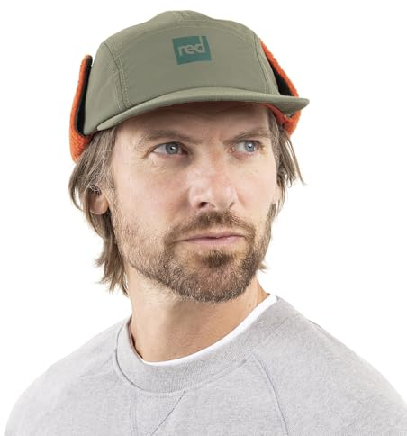 Red Original Tidewater Unisex Trapper Hat - Water-Resistant, Insulated, Warm Sherpa Fleece Lined, Adjustable Earflap (Forest Green, One Size)
