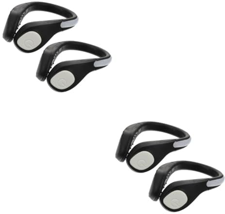 VICASKY 4 Sicherheits Schuh Clips mit LED Licht für Nachtlauf und Radfahren Sicherer Halt für Outdoor Sportarten Geeignet für Erwachsene