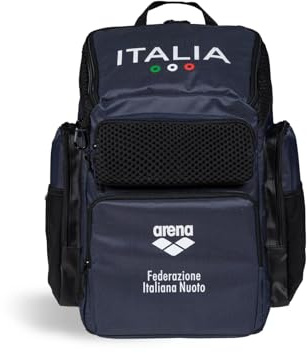 ARENA ZAINO BORSA ITALIA NAZIONALE FIN ONE GO BACKPACK 45L PISCINA BLU