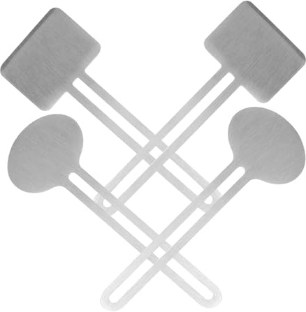 TOYZFRIENDY Edelstahl Tubenquetscher 4 Stück Manuell Tubenpresse für Zahnpasta Haarfarbe Kosmetik Vielseitiges Dosierwerkzeug Badezimmerhilfe