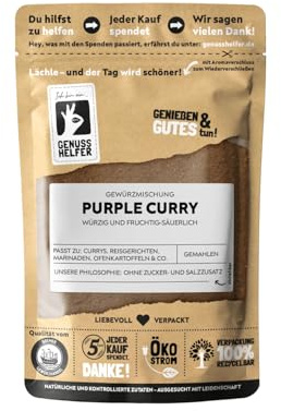Bremer Gewürzhandel Purple Curry, exotische Würzmischung, mild-pikant, 80g